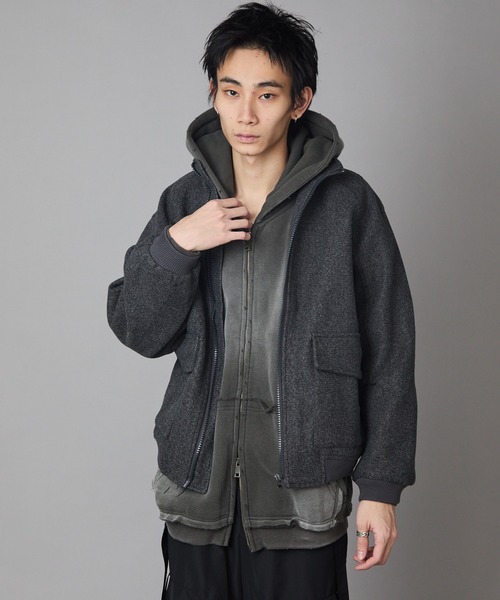Theater code(シアターコード)の「Basic Flap Pocket Blouson / ベーシック フラップポケット付き スウェット ブルゾン 秋 秋服メンズ 2026年秋冬 冬服(ブルゾン・メンズ・アッシュ/チャコール・M/L)」の20枚目の写真