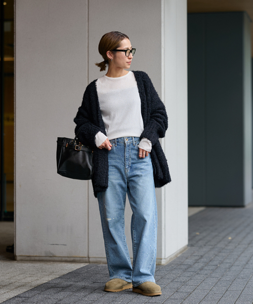 ≪WEB限定 / 追加≫CURLY ガウンニット（カーディガン/ボレロ