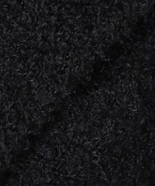 FRAMeWORK（フレームワーク）の「≪WEB限定 / 追加≫CURLY ガウンニット（カーディガン/ボレロ・レディース・ブラック/ライトグレー・FREE）」の13枚目の写真