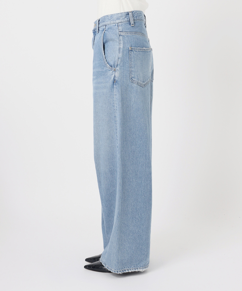 journal standard L'essage（ジャーナルスタンダードレサージュ）の「ウォッシュドバギーデニム（デニムパンツ・レディース・ブラック/ブルー・38/36）」の15枚目の写真