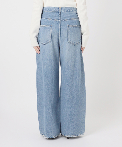 journal standard L'essage（ジャーナルスタンダードレサージュ）の「ウォッシュドバギーデニム（デニムパンツ・レディース・ブラック/ブルー・38/36）」の16枚目の写真