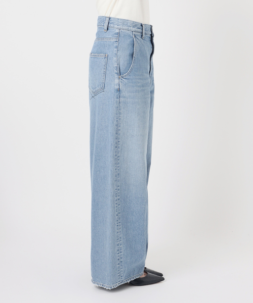 journal standard L'essage（ジャーナルスタンダードレサージュ）の「ウォッシュドバギーデニム（デニムパンツ・レディース・ブラック/ブルー・38/36）」の17枚目の写真