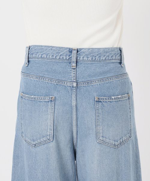 journal standard L'essage（ジャーナルスタンダードレサージュ）の「ウォッシュドバギーデニム（デニムパンツ・レディース・ブラック/ブルー・38/36）」の18枚目の写真