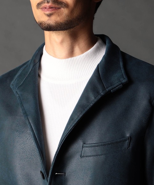 NICOLE CLUB FOR MEN（ニコルクラブフォーメン）の「スタンドカヴァーオールジャケット（その他アウター・メンズ・シルバーグレー/グレー系/ブラック/ブルー系・LARGE/X-LARGE/XX-LARGE/MEDIUM）」の12枚目の写真