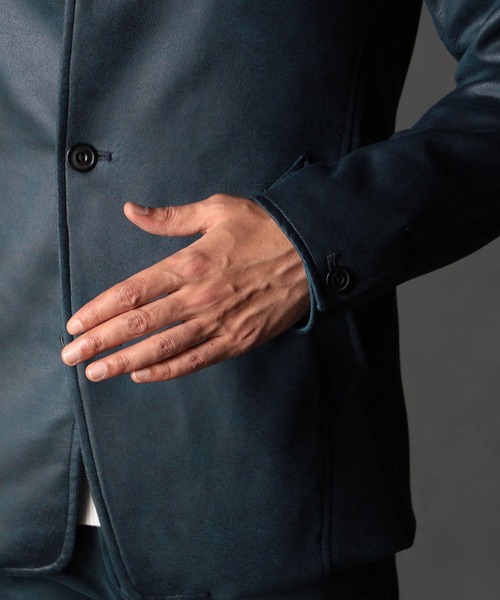 NICOLE CLUB FOR MEN（ニコルクラブフォーメン）の「スタンドカヴァーオールジャケット（その他アウター・メンズ・シルバーグレー/グレー系/ブラック/ブルー系・LARGE/X-LARGE/XX-LARGE/MEDIUM）」の15枚目の写真