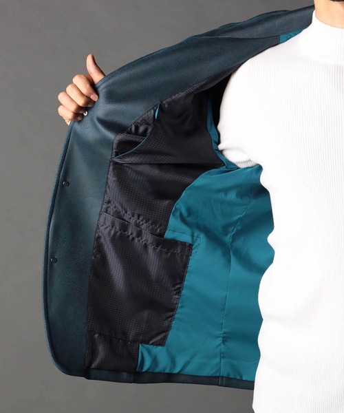 NICOLE CLUB FOR MEN（ニコルクラブフォーメン）の「スタンドカヴァーオールジャケット（その他アウター・メンズ・シルバーグレー/グレー系/ブラック/ブルー系・LARGE/X-LARGE/XX-LARGE/MEDIUM）」の18枚目の写真