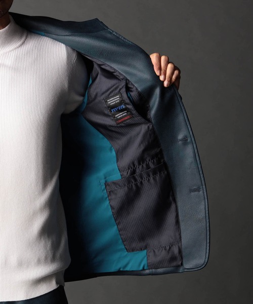 NICOLE CLUB FOR MEN（ニコルクラブフォーメン）の「スタンドカヴァーオールジャケット（その他アウター・メンズ・シルバーグレー/グレー系/ブラック/ブルー系・LARGE/X-LARGE/XX-LARGE/MEDIUM）」の19枚目の写真