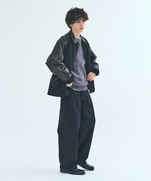 417 EDIFICE（フォーワンセブンエディフィス）の「【SKOOKUM / スクーカム】417別注 Leather AWARDブルゾン（ライダースジャケット・メンズ・ブラック・LARGE/MEDIUM）」の7枚目の写真