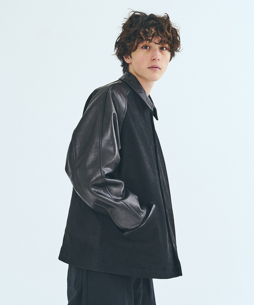 417 EDIFICE（フォーワンセブンエディフィス）の「【SKOOKUM / スクーカム】417別注 Leather AWARDブルゾン（ライダースジャケット・メンズ・ブラック・LARGE/MEDIUM）」の13枚目の写真