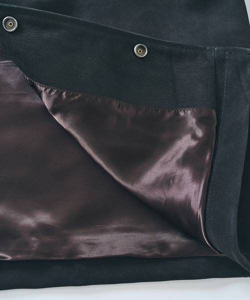 417 EDIFICE（フォーワンセブンエディフィス）の「【SKOOKUM / スクーカム】417別注 Leather AWARDブルゾン（ライダースジャケット・メンズ・ブラック・LARGE/MEDIUM）」の22枚目の写真