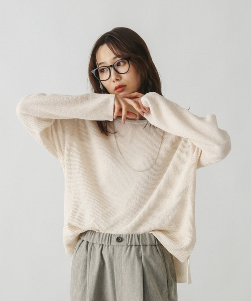 セール】ミニブークレボートネックプルオーバー/577949(ニット セール】ミニブークレボートネックプルオーバー/577949(ニット