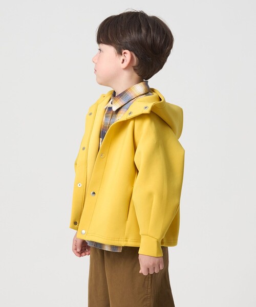 green label relaxing（グリーンレーベルリラクシング）の「ダンボール フード ハオリ / パーカー / キッズ  100cm-160cm（パーカー・キッズ・イエロー/ネイビー・130cm/140cm/150cm/160cm/110cm/100cm/120cm）」の8枚目の写真