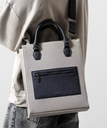 CLEL（クレイル）の「【CLEL】Embossed 2Way Tote Bag / エンボス 2wayトートバッグ（トートバッグ）」