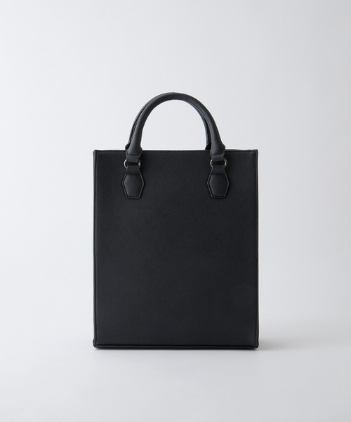 CLEL（クレイル）の「【CLEL】Embossed 2Way Tote Bag / エンボス 2wayトートバッグ（トートバッグ・メンズ・ブラック系/ベージュ系・FREE）」の10枚目の写真