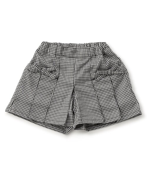 Seraph（セラフ）の「【ジュニア対応】サイドリボンスカート見えプリーツキュロット（その他パンツ・キッズ・キャメル/ブラック/スカイブルー・80/90/100/110/120/130/140）」の12枚目の写真