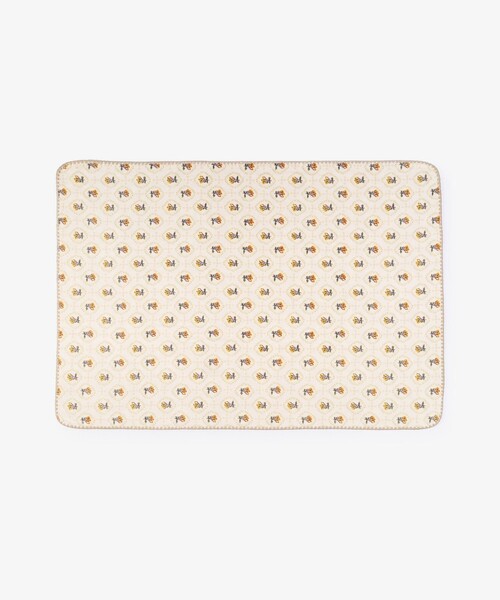 Afternoon Tea（アフタヌーンティー）の「リバーシブルレトロフラワーブランケットL（ブランケット・レディース・イエロー・ONE SIZE）」の2枚目の写真