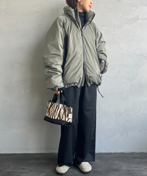 NANGA（ナンガ）の「[NANGA/ナンガ] 別注 オーロラダウンジャケット（ダウンジャケット/コート・レディース・アイボリー/グリーン/ブラック・M/S/L/XL）」の7枚目の写真