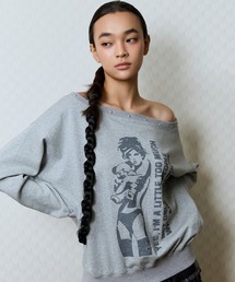 LUVISTRUE（ラヴイズトゥルー）の「GT ONE SHOULDER SWEATSHIRT（スウェット）」