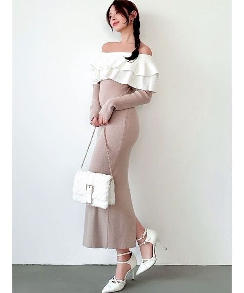 RESEXXY（リゼクシー）の「キルティングファーコンパクトバッグ（ハンドバッグ・レディース・ホワイト/ブラック・FREE）」の22枚目の写真