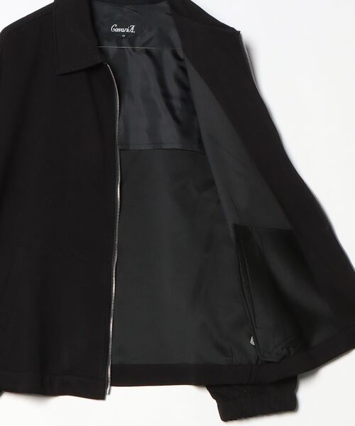 CavariA(キャバリア)の「『CavariA/キャバリア』ポンチジップJKT【SETUP着用可能】(ブルゾン・メンズ・グレー/ブラック/ブラウン・M/L)」の12枚目の写真