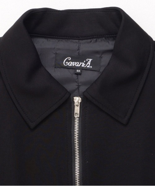 CavariA(キャバリア)の「『CavariA/キャバリア』ポンチジップJKT【SETUP着用可能】(ブルゾン・メンズ・グレー/ブラック/ブラウン・M/L)」の6枚目の写真
