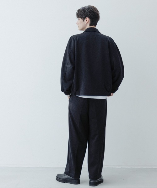 CavariA(キャバリア)の「『CavariA/キャバリア』ポンチジップJKT【SETUP着用可能】(ブルゾン・メンズ・グレー/ブラック/ブラウン・M/L)」の16枚目の写真