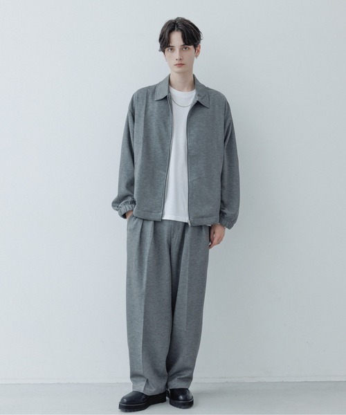 CavariA(キャバリア)の「『CavariA/キャバリア』ポンチジップJKT【SETUP着用可能】(ブルゾン・メンズ・グレー/ブラック/ブラウン・M/L)」の17枚目の写真