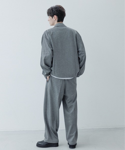 CavariA(キャバリア)の「『CavariA/キャバリア』ポンチジップJKT【SETUP着用可能】(ブルゾン・メンズ・グレー/ブラック/ブラウン・M/L)」の21枚目の写真