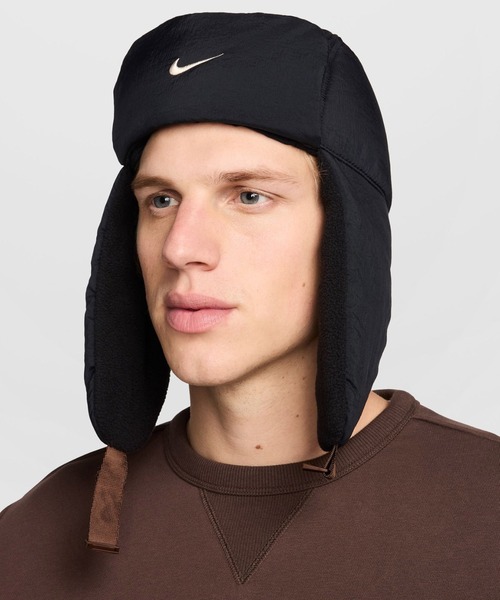 NIKE(ナイキ)の「NIKE U NK FLY CAP PUFFER TRAPPER L / ナイキ フライ キャップ パファー トラッパー L 【SP】(キャップ・メンズ・ブラック・M/L)」の2枚目の写真