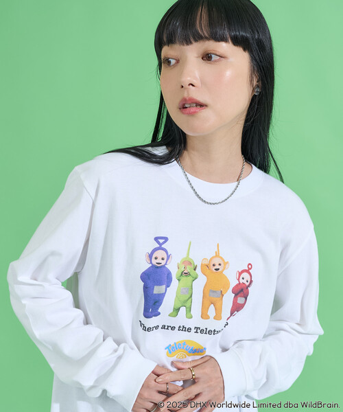 セール】Teletubbies ミニ フロント プリントロンT/テレタビーズ（T