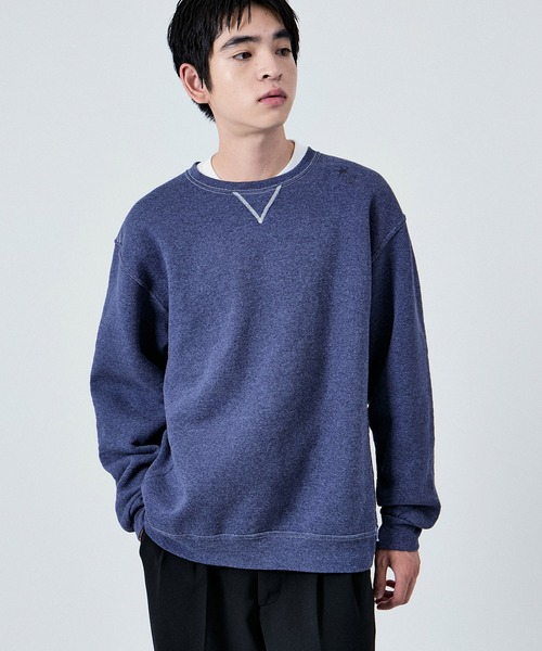 M TO R(ムウトアール)の「【RUSSELL ATHLETIC for M TO R】DYED EMBRO SWEATSHIRTS UNISEX(スウェット・レディース・ネイビー/ライトグレー/レッド/ピンク・M/L/XL/S)」の22枚目の写真