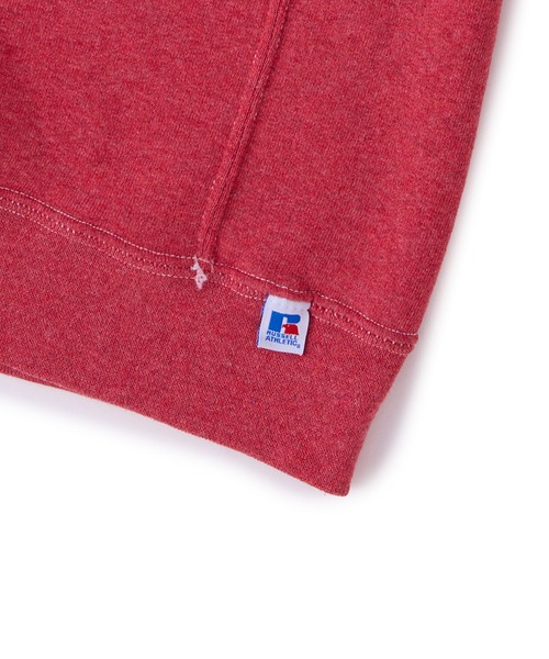 M TO R(ムウトアール)の「【RUSSELL ATHLETIC for M TO R】DYED EMBRO SWEATSHIRTS UNISEX(スウェット・レディース・ネイビー/ライトグレー/レッド/ピンク・M/L/XL/S)」の7枚目の写真