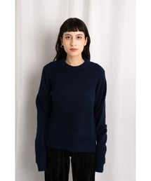 LS CREW SHORT LENGTH KNIT