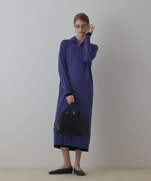 Diagram 　バイカラーストレートニットワンピース バイカラーストレートニットワンピース（ワンピース）｜Diagram