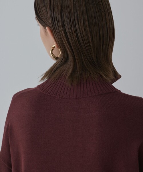 セール】バイカラーストレートニットワンピース（ワンピース