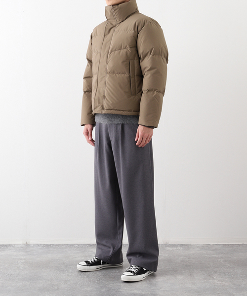 JOURNAL STANDARD(ジャーナルスタンダード)の「LASKA air / ラスカ エアー ショート スタンド グース ダウン(ダウンジャケット/コート・メンズ・ブラック系その他/ライトグレー/ベージュ・SMALL/MEDIUM/LARGE)」の14枚目の写真