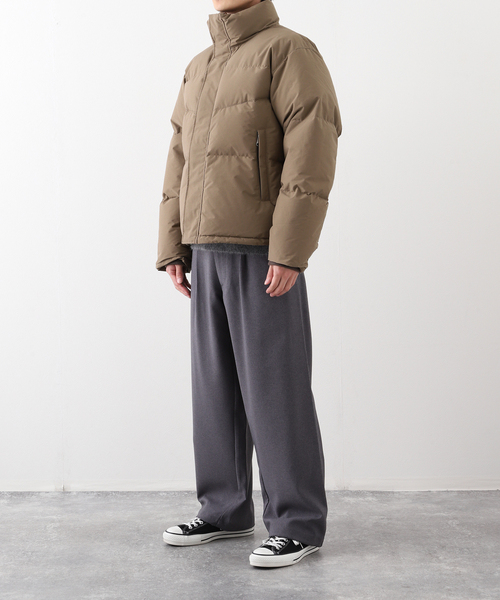 JOURNAL STANDARD(ジャーナルスタンダード)の「LASKA air / ラスカ エアー ショート スタンド グース ダウン(ダウンジャケット/コート・メンズ・ブラック系その他/ライトグレー/ベージュ・SMALL/MEDIUM/LARGE)」の16枚目の写真