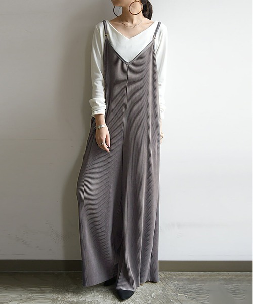 MAISON DE THERESE（メゾン ド テレーズ）の「ゆったり ストラップジャンプスーツ（サロペット/オーバーオール・レディース・B/A/D/E・FREE）」の2枚目の写真