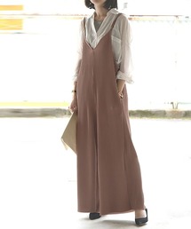 MAISON DE THERESE | ゆったり ストラップジャンプスーツ(サロペット/オーバーオール)