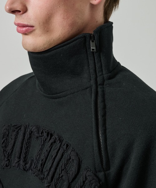 TAAKK(ターク)の「【TAAKK】TAPE EMBROIDERY JERSEY SWEAT SHIRT(スウェット・メンズ・グレー/ブラック・2/3)」の12枚目の写真