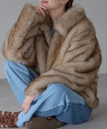 その他アウター（ベージュ系・フェイクファー）ファッション通販