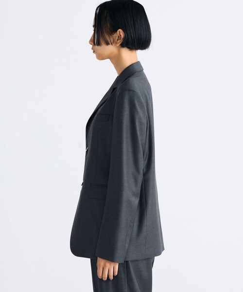 EDITION(エディション)の「Super130's Loro Piana テーラードジャケット(テーラードジャケット・レディース・ブラック系その他・36/34)」の4枚目の写真