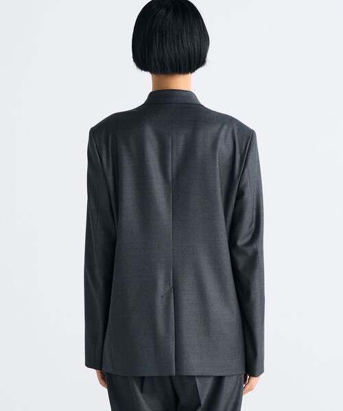 EDITION(エディション)の「Super130's Loro Piana テーラードジャケット(テーラードジャケット・レディース・ブラック系その他・36/34)」の5枚目の写真