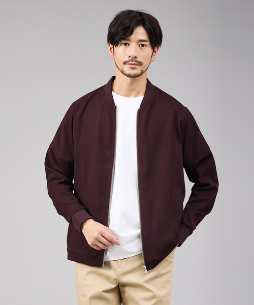 ABAHOUSE GRAY（アバハウスグレイ）の「アムンゼン リブ ブルゾン（ブルゾン・メンズ・ボルドー/モカ/ブラック・46/48/50）」の18枚目の写真