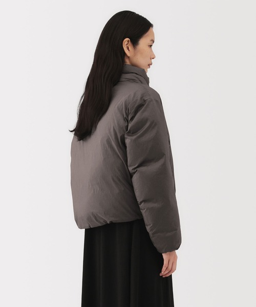 MUJI Labo（ムジラボ）の「〔MUJI Labo〕婦人　ダウンショートジャケット（ダウンジャケット/コート・レディース・ブラック/ダークブラウン系・S/M/L）」の8枚目の写真