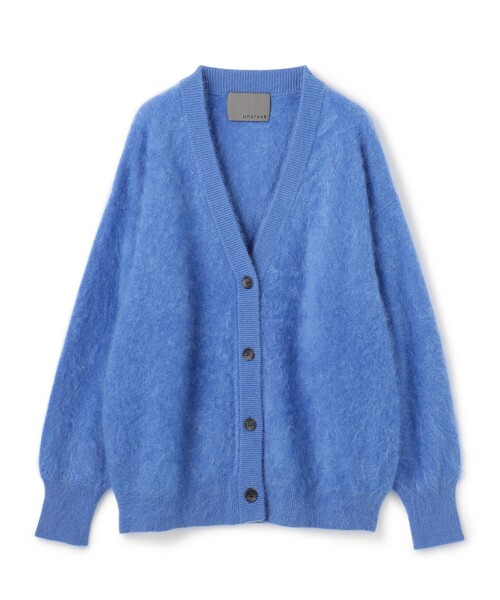 uncrave(アンクレイヴ)の「カシミヤファーニット カーディガン(カーディガン/ボレロ・レディース・ライトグレー系/ホワイト系・F)」の13枚目の写真