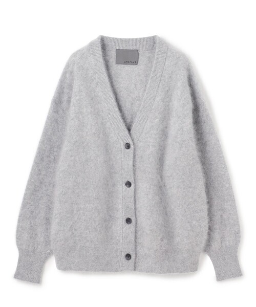 uncrave(アンクレイヴ)の「カシミヤファーニット カーディガン(カーディガン/ボレロ・レディース・ライトグレー系/ホワイト系・F)」の22枚目の写真