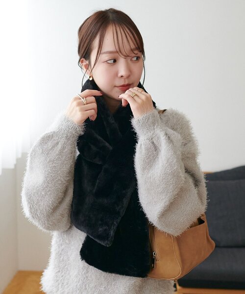 セール】【WEB限定】フェイクファーマフラー（マフラー）｜DISCOAT