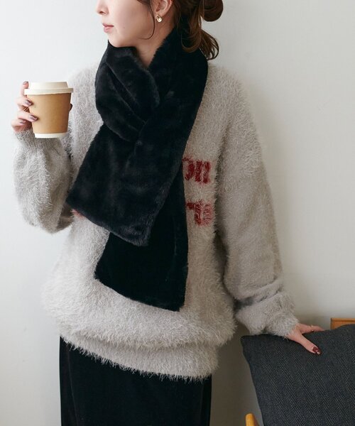 セール】【WEB限定】フェイクファーマフラー(マフラー)|DISCOAT セール】【WEB限定】フェイクファーマフラー(マフラー)|DISCOAT