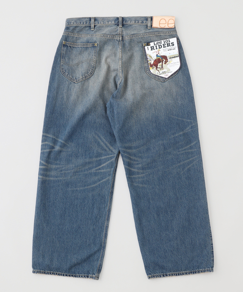 Lee(リー)の「Lee / リー RIDERS 101 WIDE LEG(デニムパンツ・メンズ・ネイビー・LARGE/MEDIUM)」の8枚目の写真